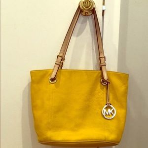Mustard Yellow Michael Kors bag